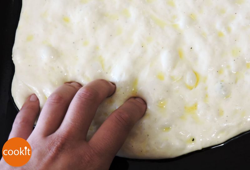 Focaccia recipe step 15