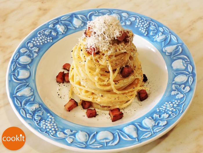 Spaghetti alla carbonara recipe