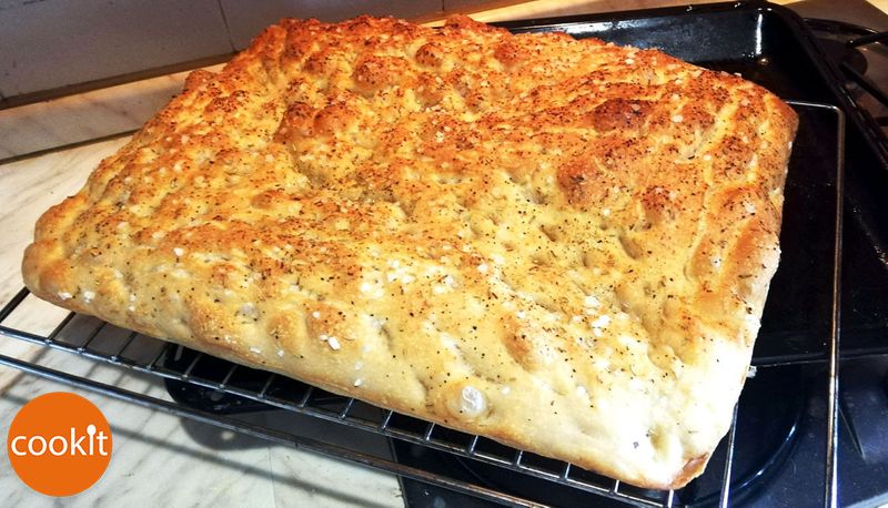 Focaccia recipe step 18