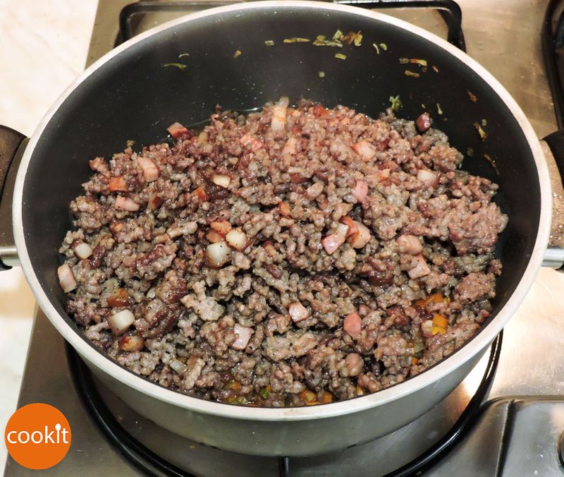 Bolognese sauce recipe step 8